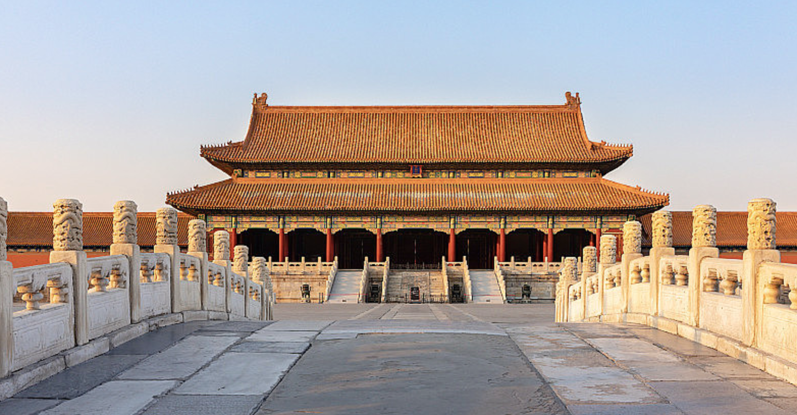 Gate of Supreme Harmony and East-West Wings of Outer Court