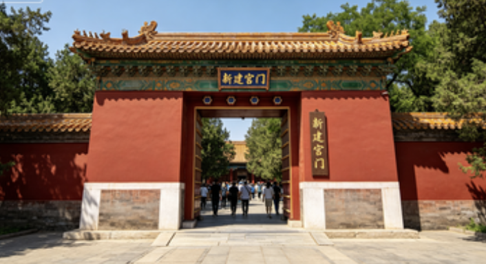 Newly Built Palace Gate