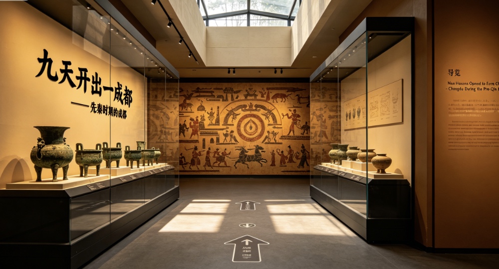 2F · "From Nine Heavens Emerged Chengdu" — Chengdu in the Pre-Qin Period