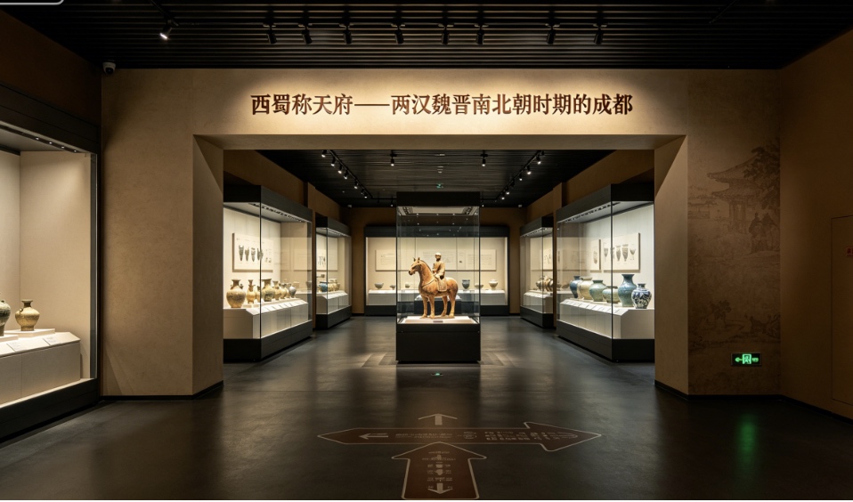 2F · "Western Shu Known as Land of Abundance" — Chengdu in the Han, Wei, Jin, Southern and Northern Dynasties Period