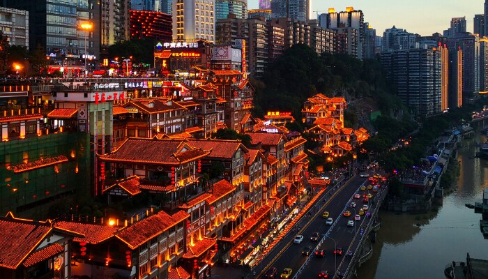 Chongqing Hongyadong Folk Custom Scenic Area