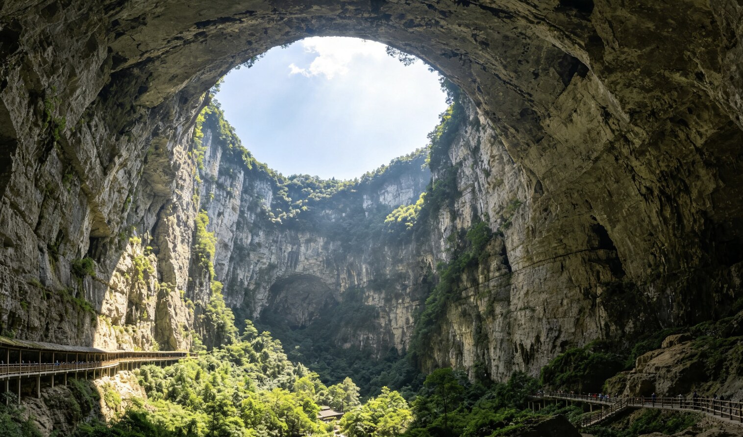 Shenying Tiankeng (Divine Eagle Doline)