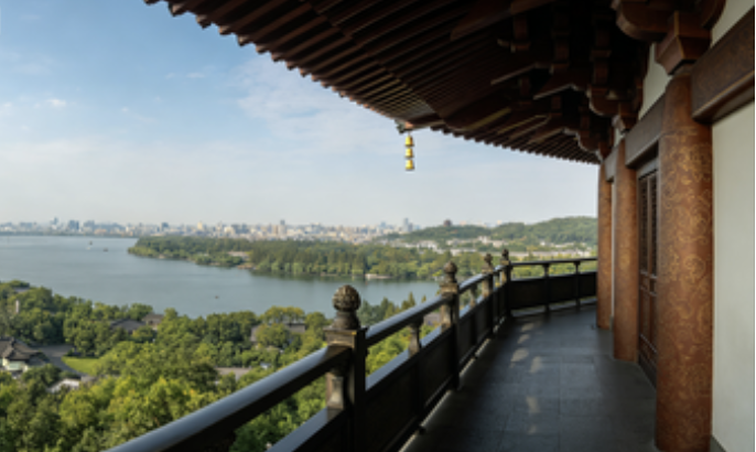 Leifeng Pagoda Top-Level Viewing Terrace (Leifeng Ta Dingceng Guanjing Tai)