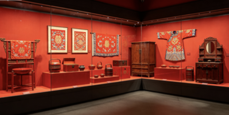 Red Bridal Splendor — Traditional Wedding Customs and Trousseau of the Ning-Shao Plain