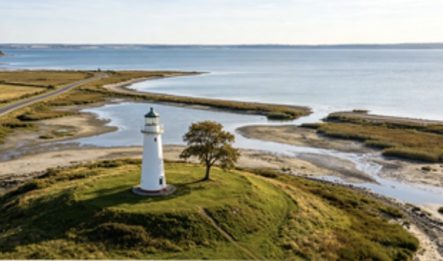 First Work Zone · Lighthouse and the Lonely Tree